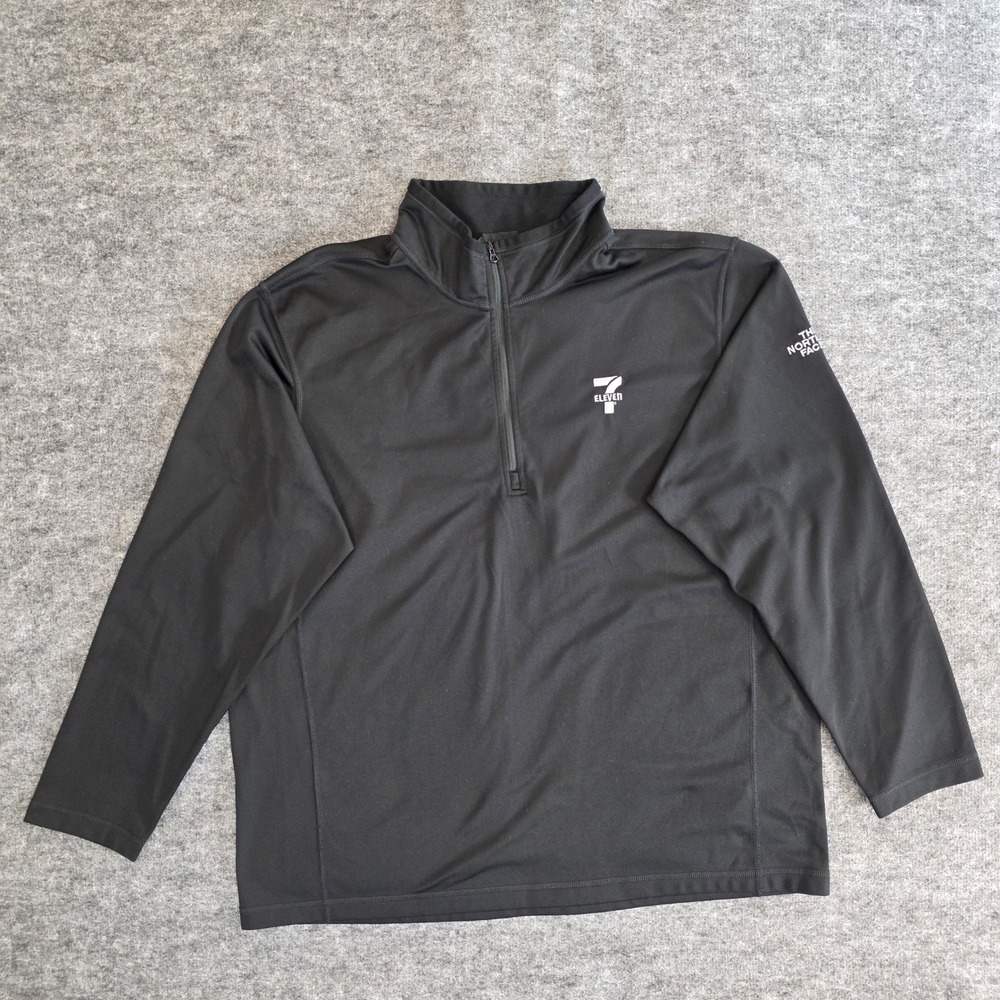The‎ North Face Pullover Mens XXL Black 7 Eleven Logo Long Sleeve Lightweight